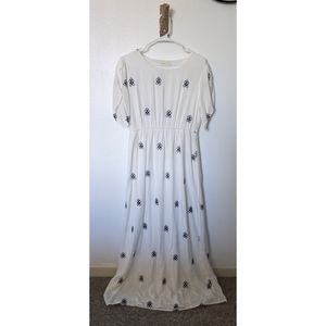Roolee Embroidered Maxi Dress